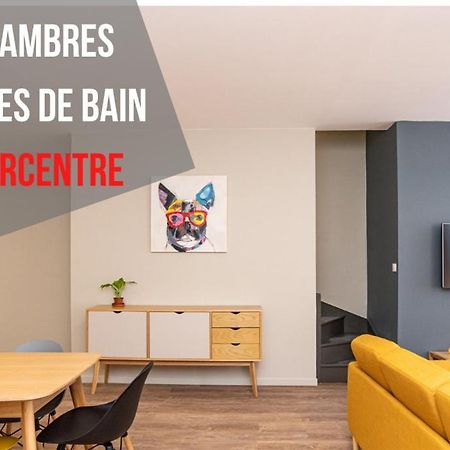 Le Duplex - T6 Coeur De Ville อาฌ็อง ภายนอก รูปภาพ